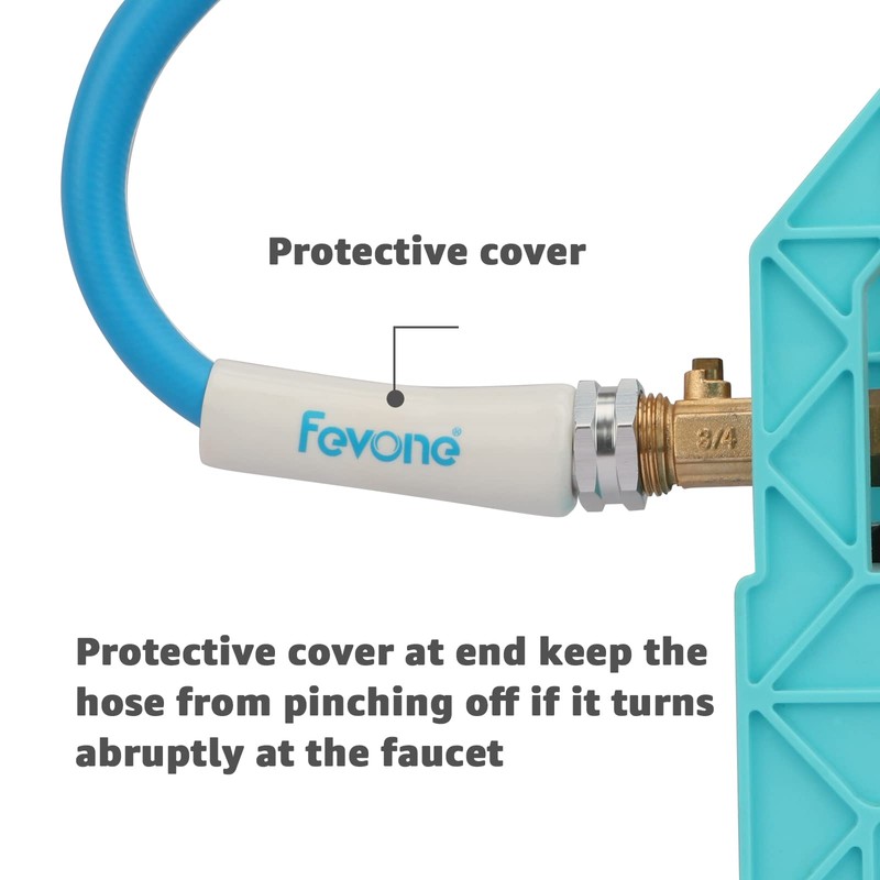 Fevone Garden Leader Hose 3 ft., Lightweight Hybrid Water Hose,