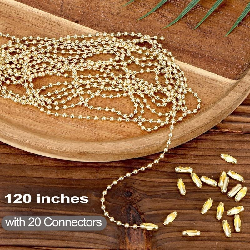 Brass 120"Extra Long Rust Proof Ceiling Fan Pull Chain 3MM