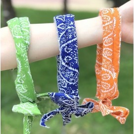 [MakaDamA] Cooling Neck Scarf / Ice Cooler for Golf & Hiking Cooling Scarf Black 4ea