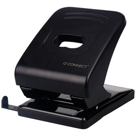 Q-Connect KF01236 Profi Locher, 40 Blatt schwarz