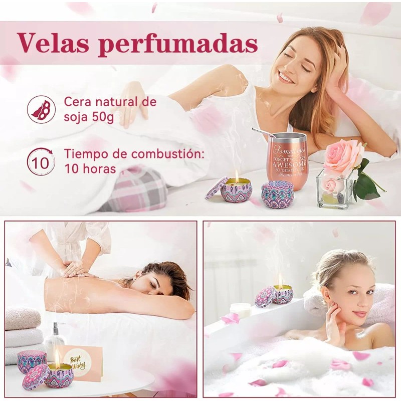 Velas Aromaticas Decorativas,regalo De Cumpleaños Para Mujer
