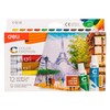 deli EC12-12 Color Emotion Acrylic Paints 12-Pieces