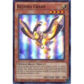 Yu-Gi-Oh! - X3 (Playset) Bujingi Crane (CT11-EN005) - Collector Tin Promos - Limited Edition - Super Rare