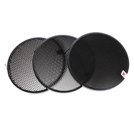 TEHAUX 1 Set Honeycomb Grid for Light Photography Lamp Shade Grid Standard Reflector with Quick Release Tab Controls Lighting Area for Studio Use