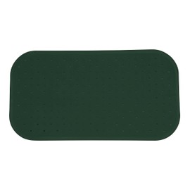 MSV Premium Shower Mat Bath Mat Bath Mat Bath Mat Antibacterial Non-Slip with Suction Cups Dark Green Scented of Roses Approx. 36 x 76 cm Washable at 60 °C