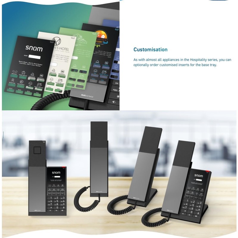 Snom HD3 DECT Handset for HD351W, Cordless Extension Handset with