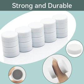 DUJEQM Fridge Magnets Refrigerator Magnets, 30 Pack Magnet Strong Magnets Small Magnets, Heavy Duty Magnets Cute Mini Whiteboard Magnets Round Magnets for Fridge Locker Office Classroom kitchen, White