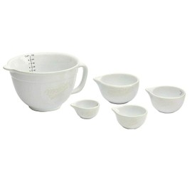 Mason Craft and More 5-Piece Batter Bowl & Measuring Cup Set