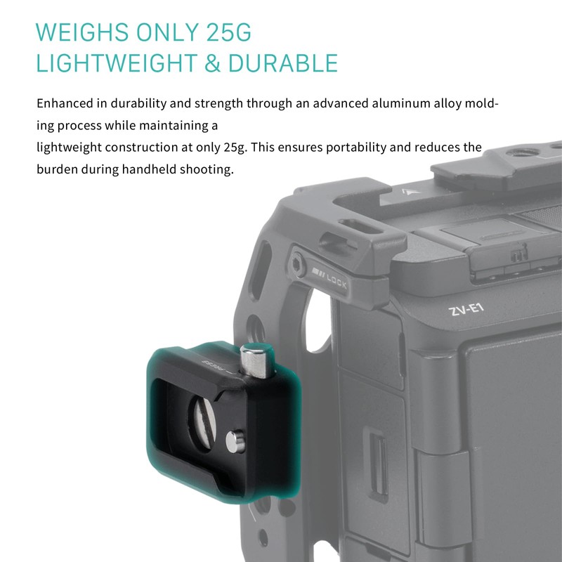 Tilta Cold Shoe Adaptor with Locking Pin Universal Connection -