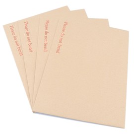 Pack of 10 - C4 / A4 - Board Backed Envelopes - Please do not bend - Prime or Super Saver Delivery