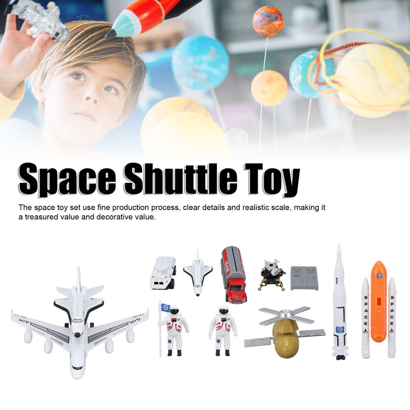 Space Shuttle Toy Smooth Edges Realistic Scale Educational Spatial Imagination