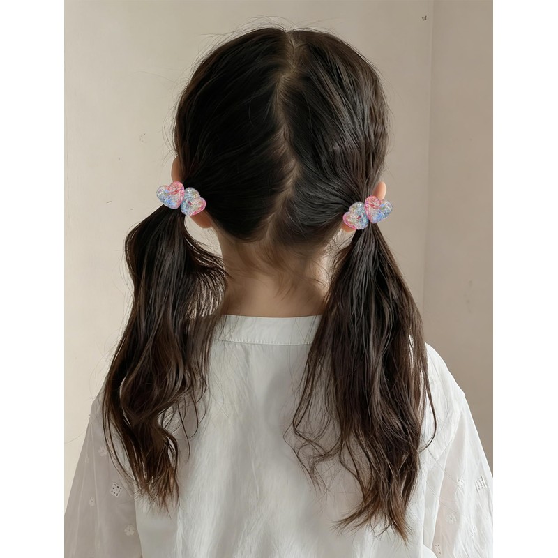 GFun ヘアゴム ヘアアクセ ボール 子供 キッズ 小さめ ボンボン 髪飾り ヘアアレンジ