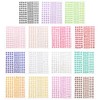 Pegatinas de Gemas Acrílicos para Uñas 15 Hojas Fáciles de