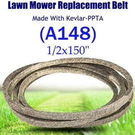 Lawn Mower Tractor Deck Drive Belt 1/2" x 150" Compatible for John Deere M154295 M158130 Z425 and Z445 with 48" Deck V-Belt