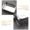 ONEVER Stainless Steel Lunch Box, Lunchbox with Lock Clip, 1400ml