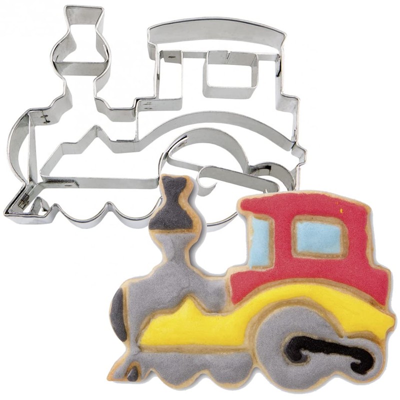 Staedter Locomotive Cookie Cutter, 8 cm, Stainless Steel, 30 x