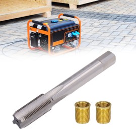 Cocoarm Thread Repair Kit M12x1.25 Inserts M14x1.25 Tap Stainless Steel Inserts, High Speed Steel Tap, Suitable for Gasoline Engines, Generators, Engines