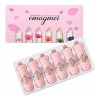 Q Beleza Brilhante Flor Cristal Jelly Batom Magic Temperatur