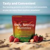 Tanning Gummy, with L-tyrosine, Vitamin D+E, Beta-carotene, & Safflower Seed