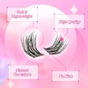 FADLASH Cluster Lashes Fluffy 10-18mm Lash Clusters Volume Lash Extension