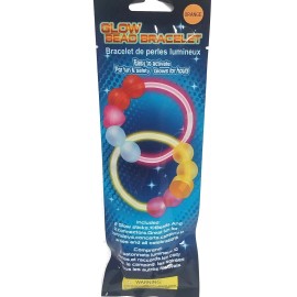 Generic Orange Glow Stick Bead Bracelet