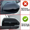 Gloss Black Side Mirror Cover Cap For 2020-2025 Ford Explorer