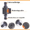 6Pack Quick Release Double Male Hose Connectors Shut Off Valve,4Pcs