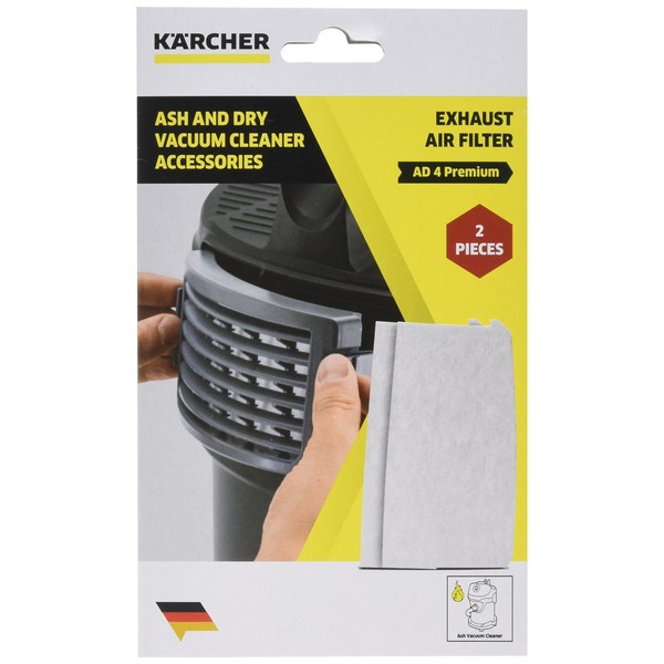 KÄRCHER 2.863-262.0 Exhaust Filter AD 4 Premium (for Ash and Dry Vacuum Cleaners)