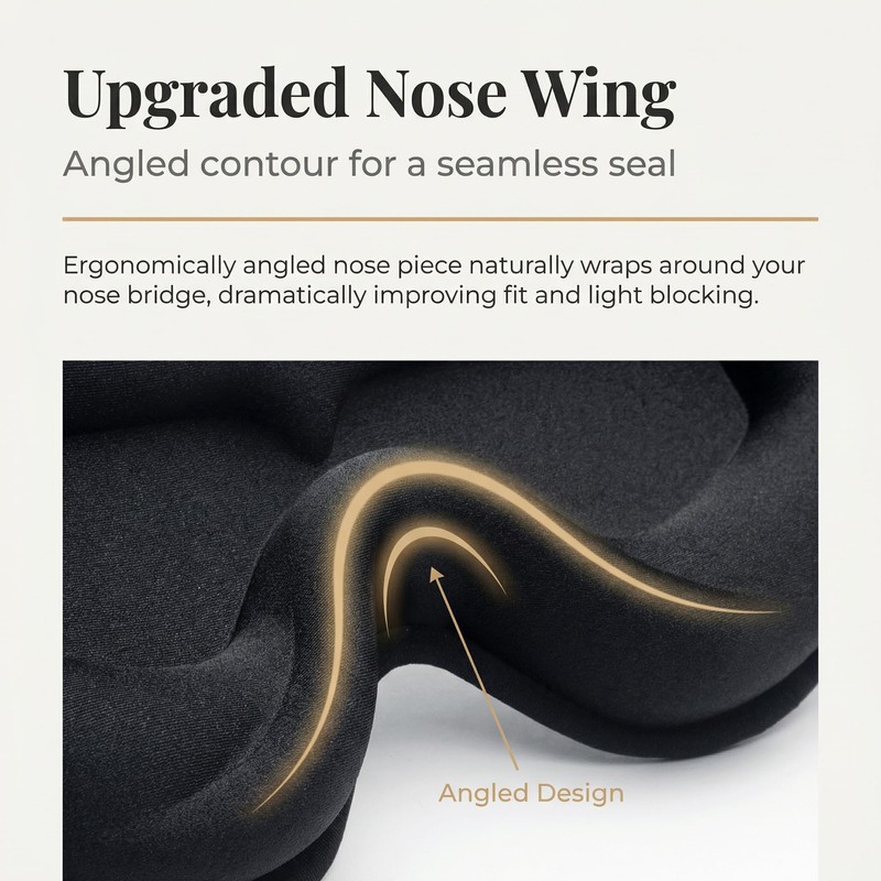 Silk Sleep Masks for Women & Men 100% Blackout Eye
