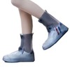 TAKUMED Waterproof Gypsum Shoe Cover Rain Shoe Cover (Gray, XXL