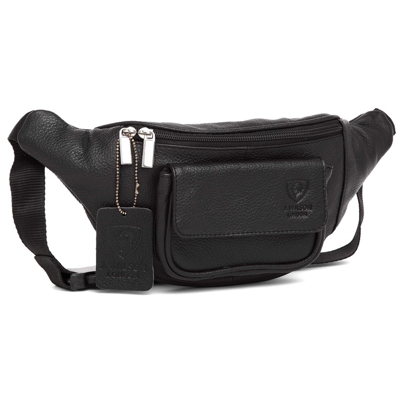 Real Distressed Leather Bum Waist Bag Travel Holiday Money Belt