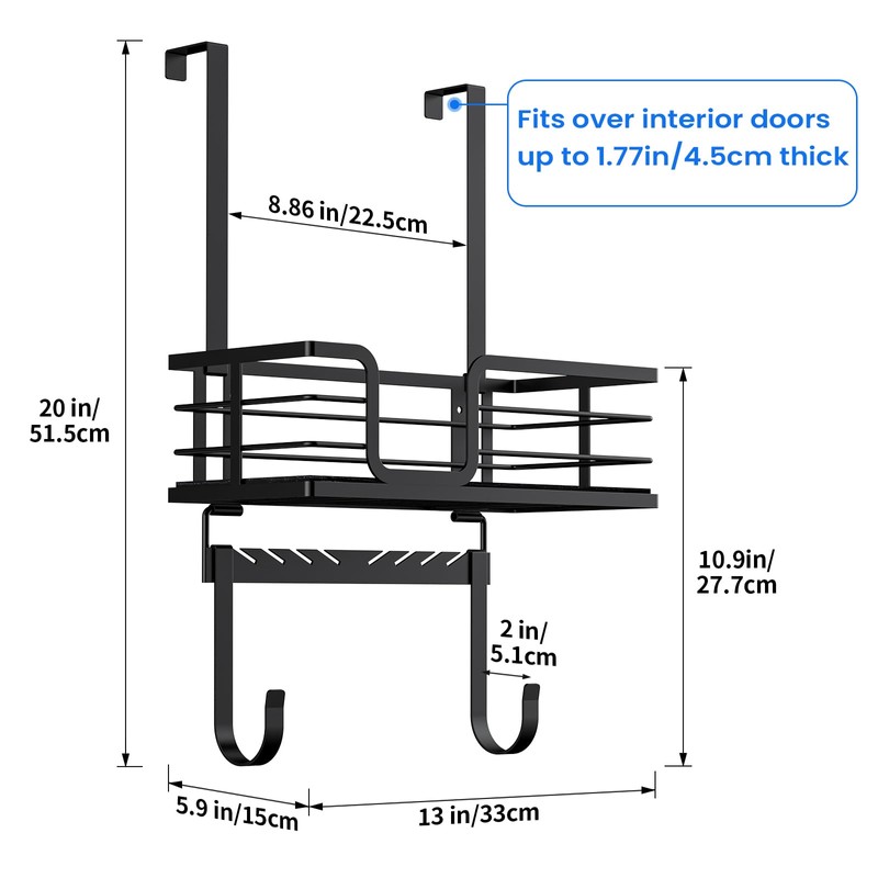 Over The Door/Wall Mount Ironing Board Hanger, Laundry Room Iron