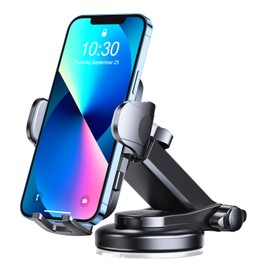 Mohard Handyhalterung Auto, Superstabiler KFZ Handy Halterung Saugnapf für Armaturenbrett & Windschutzscheibe, 360° Drehbar Handyhalter PKW mit Schnellauslöse Knopf für 4-7,0 Zoll Smartphones