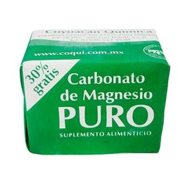 Carbonato de magnesio 7 g  Carbonato de magnesio Puro (paquete de 9)                                                                                  