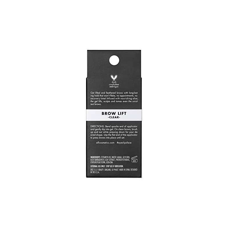 e.l.f. Cosmetics Brow Lift, Clear Eyebrow Shaping Wax For Holding