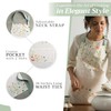 Maison d' Hermine Apron for women with Pocket 100% Cotton