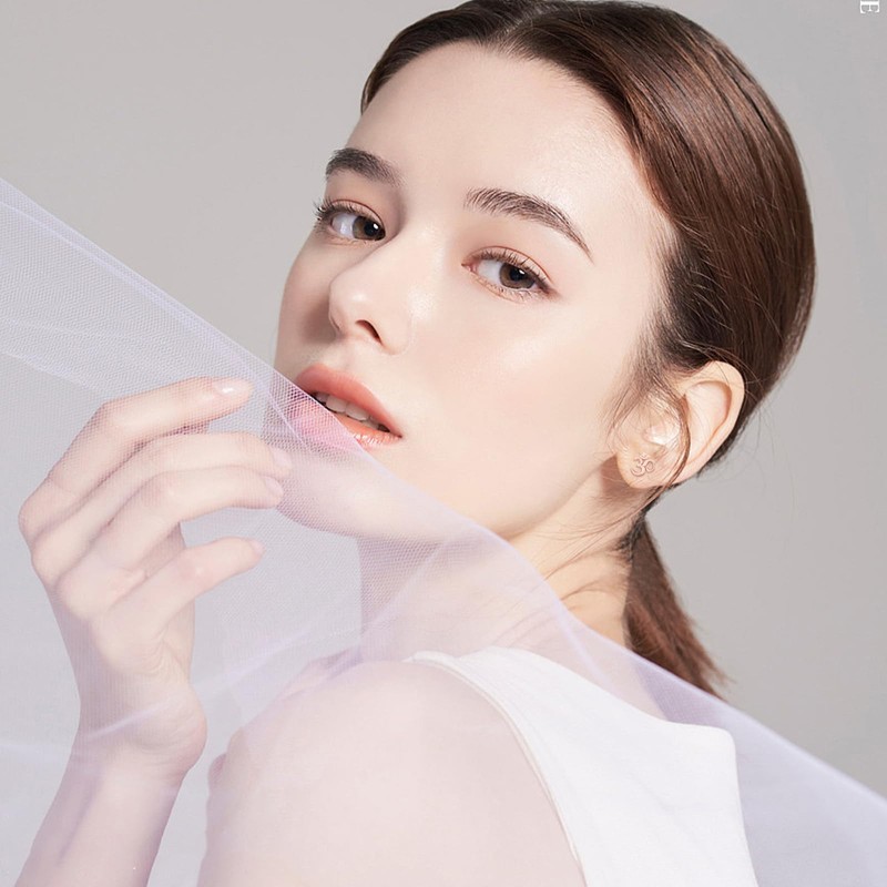 Aum Om Ohm Stud Gold Studs Earrings for Women 925