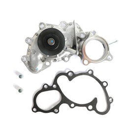 Engine Timing Belt Kit with Water Pump & Valve Cover Gasket Set Compatible With 1995-2004 Toyota 4Runner, T100, Tacoma, Tundra 3.4L V6 DOHC 24V 5VZFE Replace# TKT-025, VS50422R