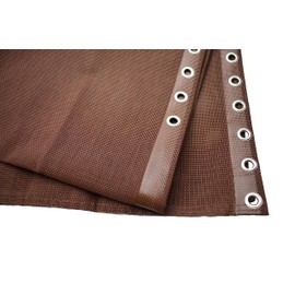 Azatemgo Replacement Cover with Rubber Cord Set for Zero Gravity Chair Sun Lounger Replacement Repair Kit 160x43cm Brown