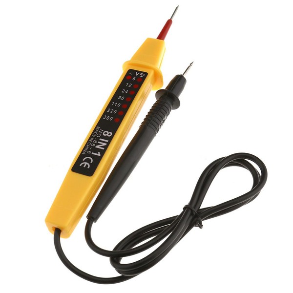 8-in-1 0-380V Detector Tester Pen 760 mm 8 ranges electrical