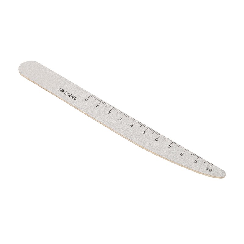 50pcs Washable Reusable Nail File with Scale Professional Home Salon