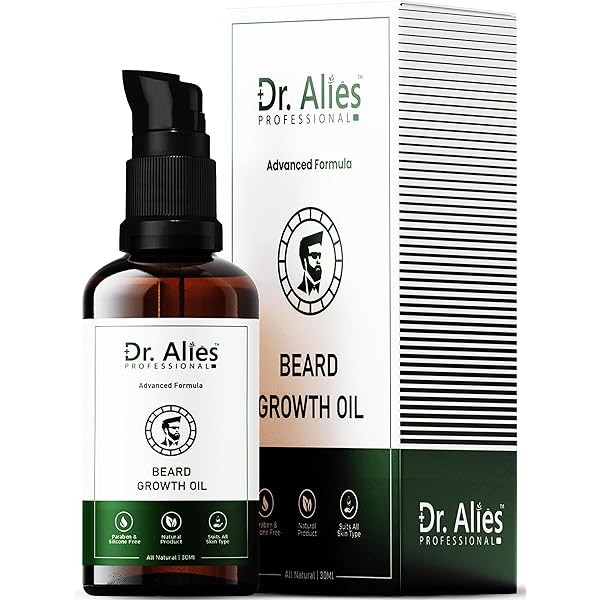 Beard Growth Oil | Enriched with Vitamin E, Almond &