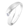 Elli Women's 925 Sterling Silver Xilion Cut Zirconia Ring