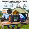 HOWEASY Portable Power Station,120W(240W Peak) Solar Generator,88Wh Lithium Battery Power