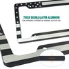 Tuersan American Flag License Plate Frame Patriotic USA Flag Car