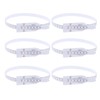 VILLCASE 6pcs Head Circumference Tape Measure, Plastic Reusable Newborn Head