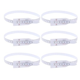 VILLCASE 6pcs Head Circumference Tape Measure, Plastic Reusable Newborn Head Measuring Ruler for Baby Toddler Pediatrics Head Body Arm Measurement Tool