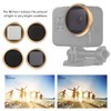 JUNESTAR 6 In 1 Action Camera Filter CPL ND Night