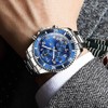 OLEVS Watches for Men, Chronograph Big Face, Waterproof Luminous,Multi-Function with