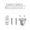 LAGOM Hardware Kit for Under Cabinet Light, White, HK01WH